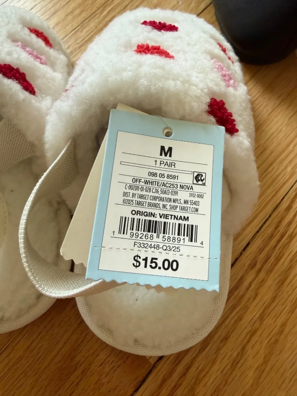 Cat and jack valentine slippers